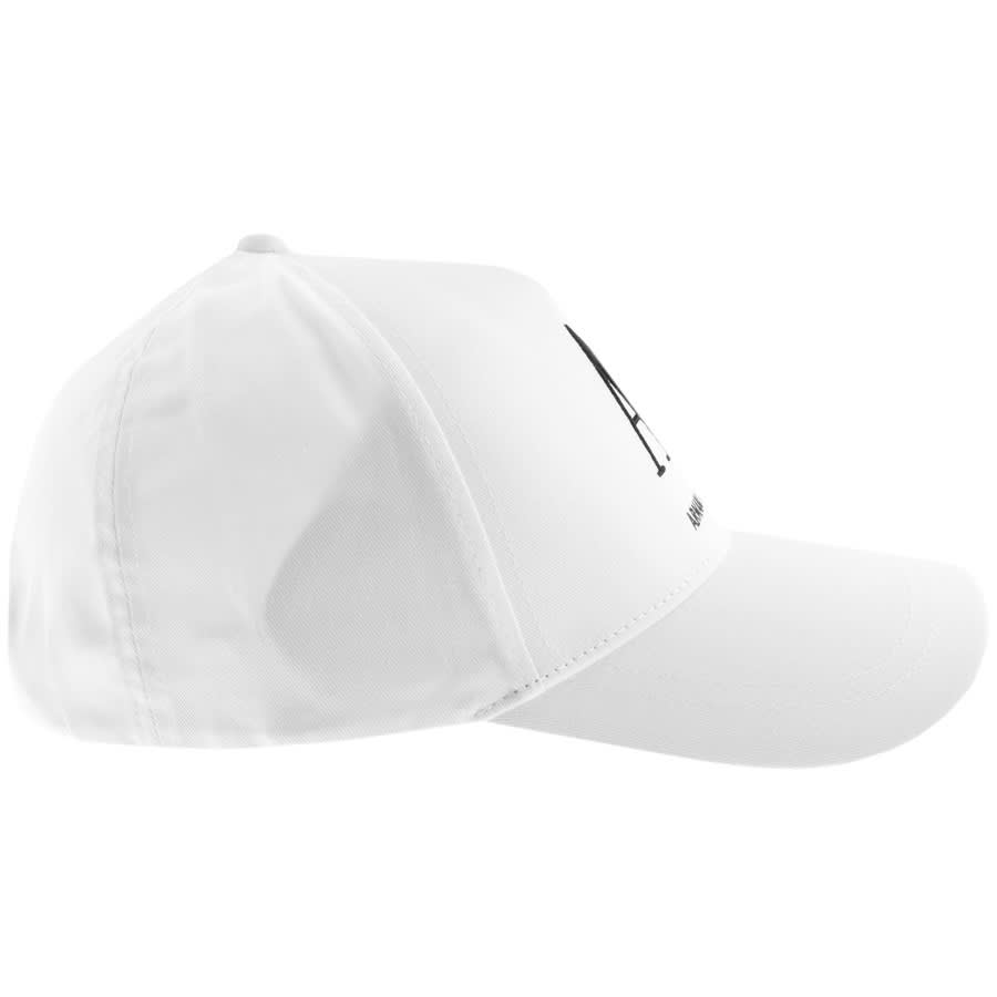 Alternative Image for ProductArmani Exchange logo Baseball Cap White2
